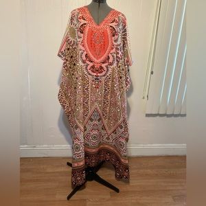 NWT gypsy blu multiple colors,printed maxi kaftan one size fits all